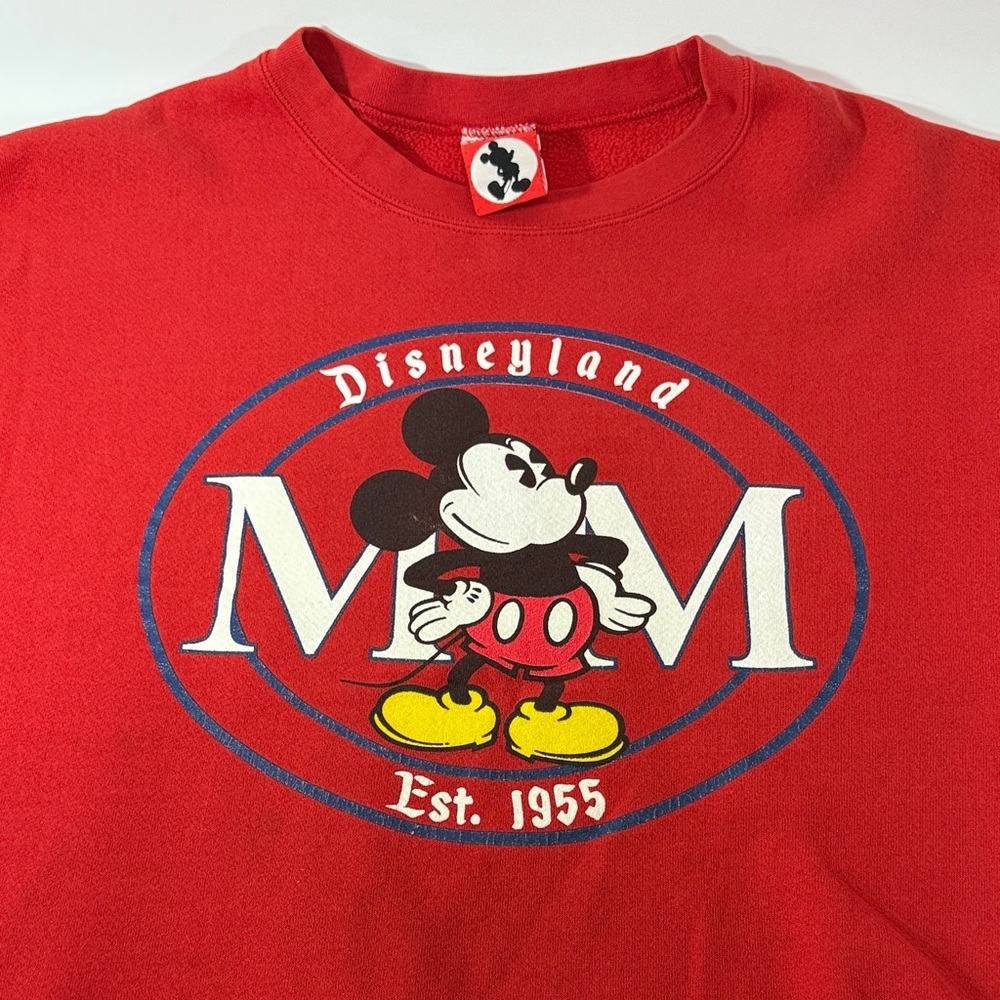 Vintage Dinseyland Mickey Mouse Crewneck Disney X-Large - Picture 5 of 10